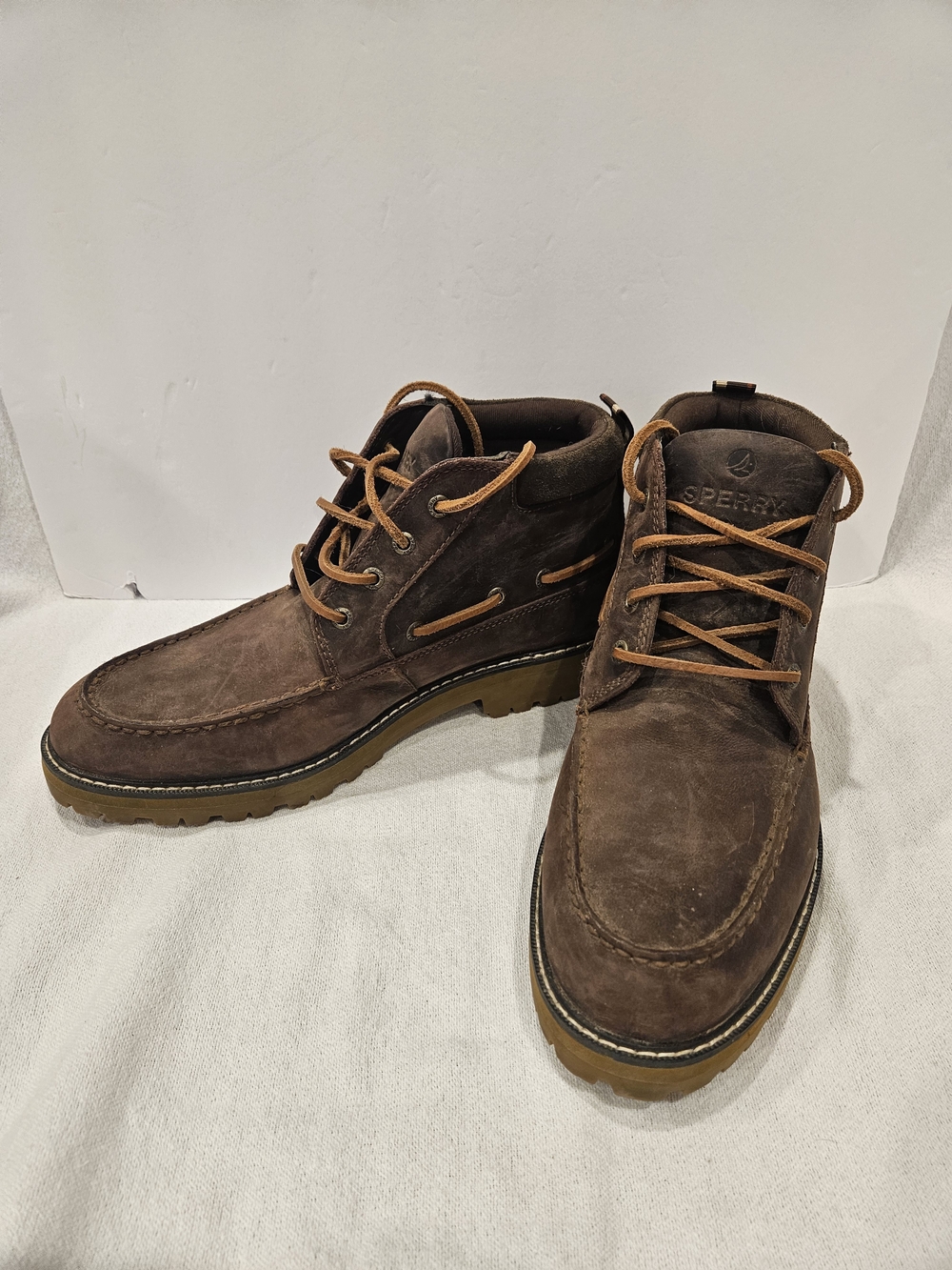 Sperry Men's Brown Leather Casual Chukka Boots 9.5